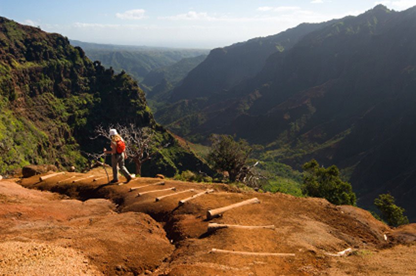 Hiking trail on Kauai