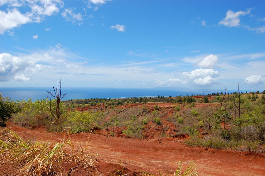 Ni'ihau Island in the distance