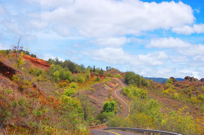 Road to Waimea Canyon