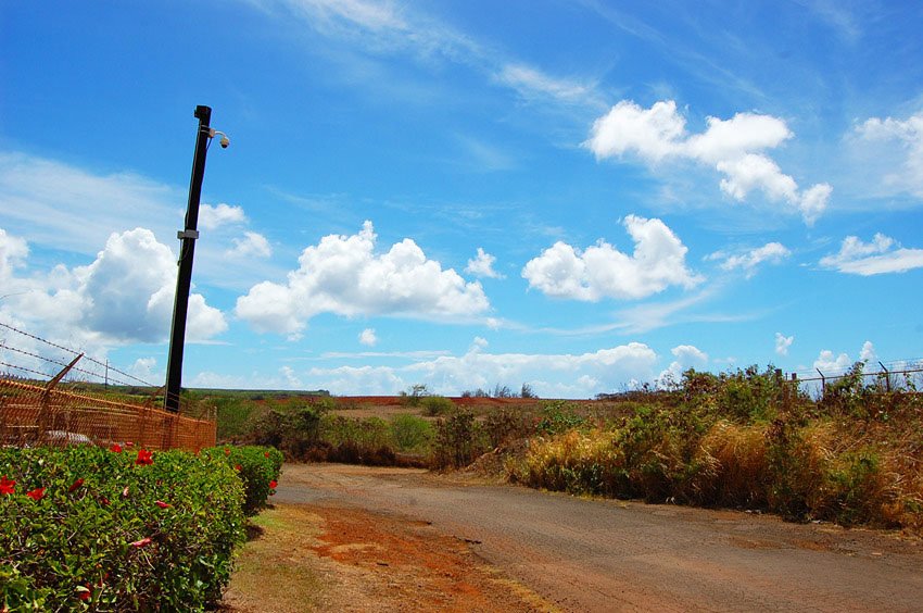 End of the paved road to Glass Beach