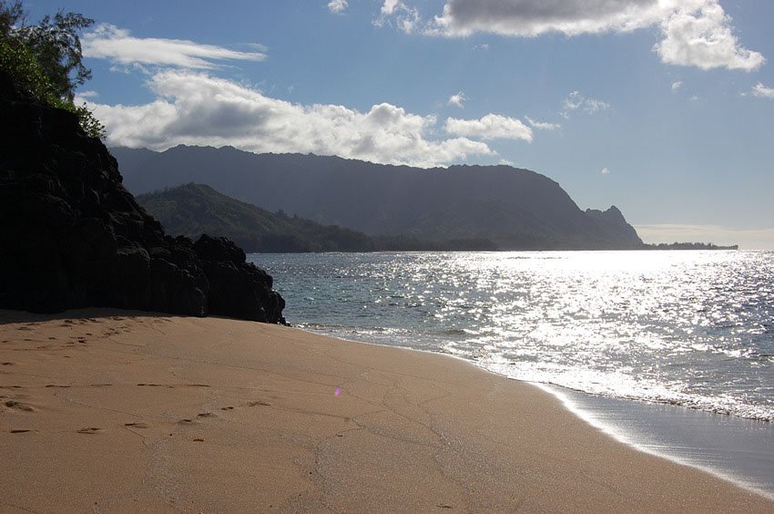 West end of the beach