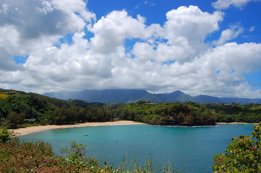 Kalihiwai Bay lookout point