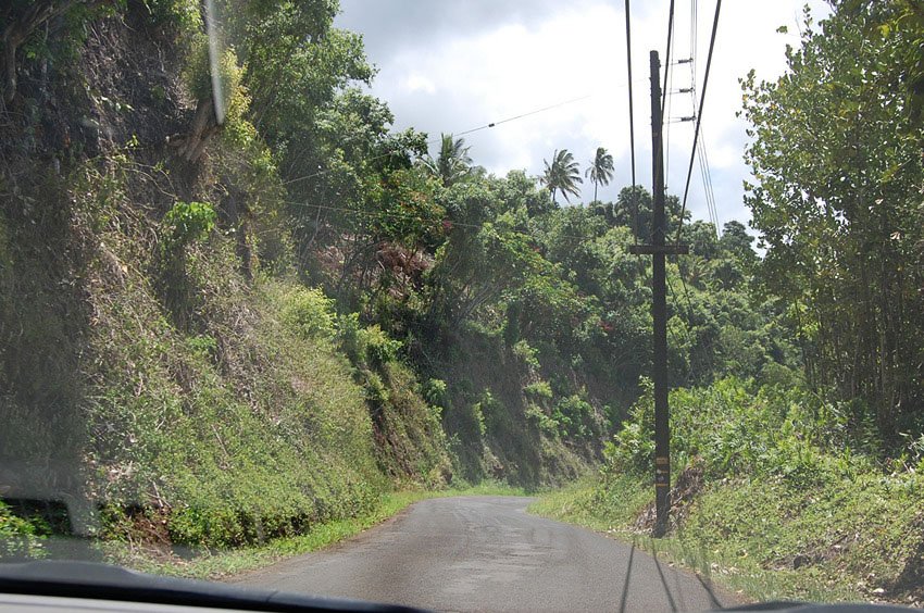 Road to Kalihiwai Bay