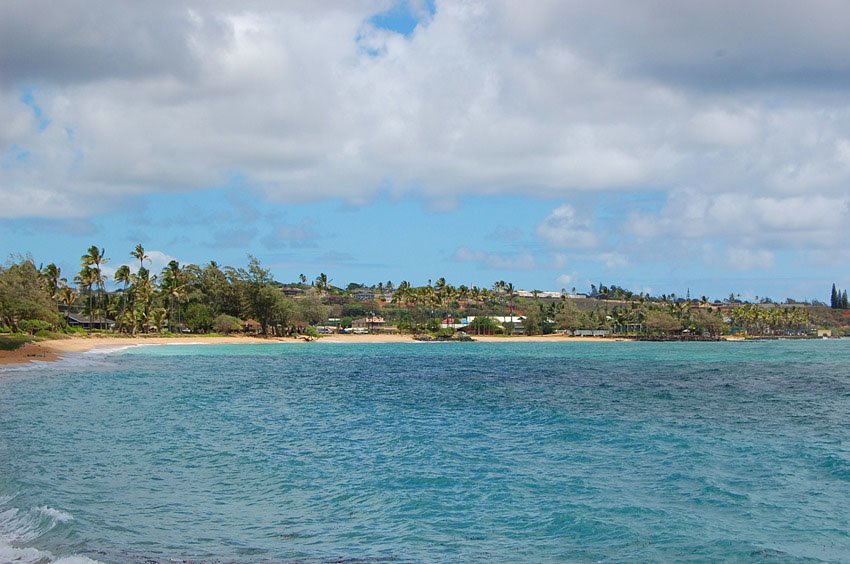 Looking towards Kapa'a Beach