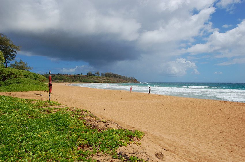 Uncrowded beach