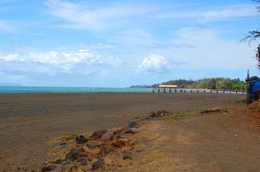 Pier in the distance