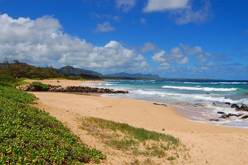 Nukolii Beach Park on Kauai