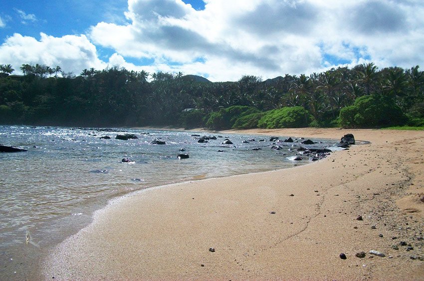 Secluded bay