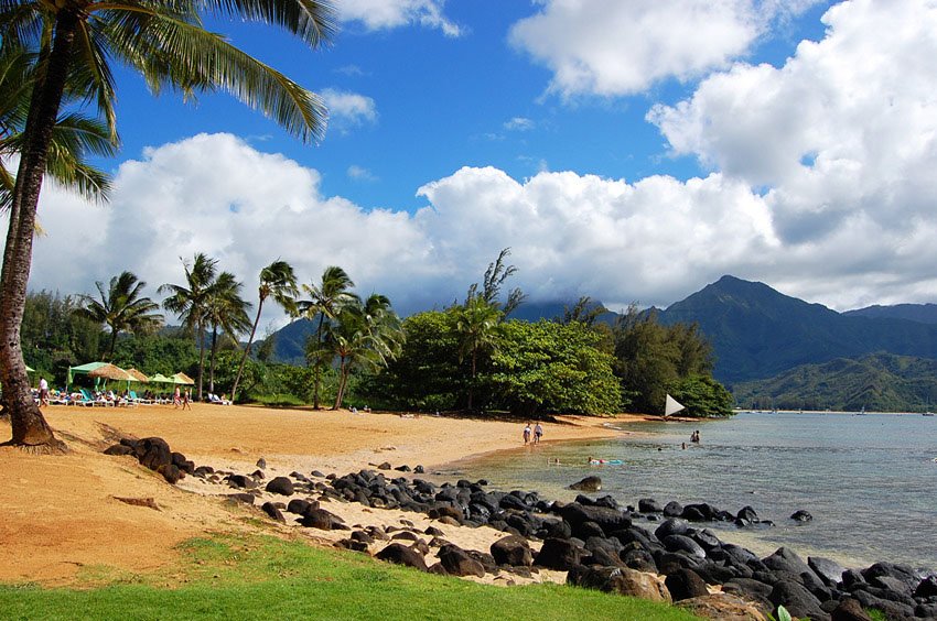 Looking toward Hanalei Bay