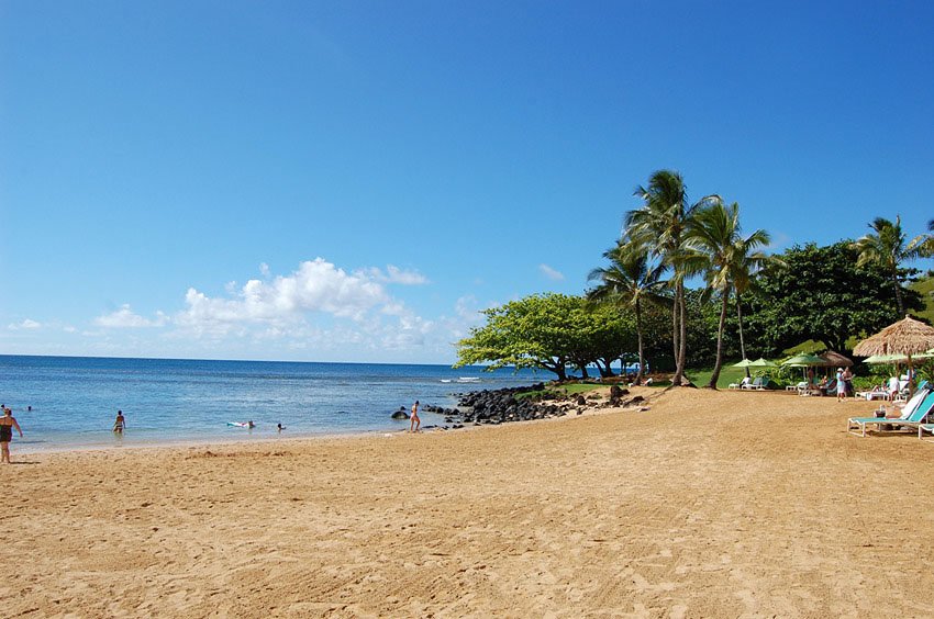 Reddish-golden sand