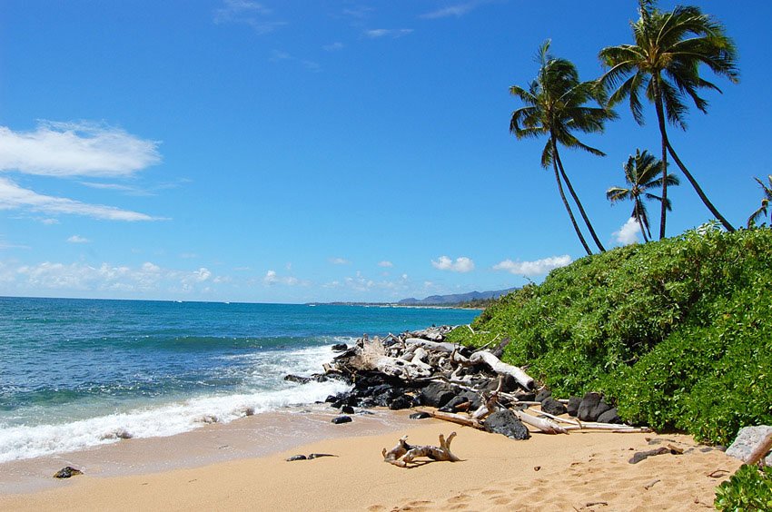 Scenic cove on Kauai