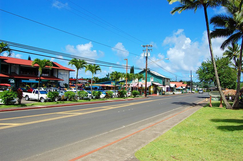 Downtown Hanalei