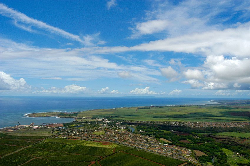 Aerial of Hanapepe and Ele'ele