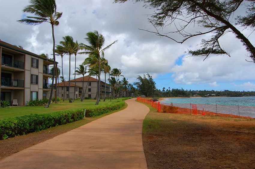 Kapa'a Beach Park and hotels