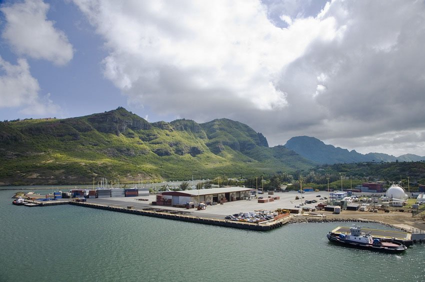 Nawiliwili Harbor in Lihue