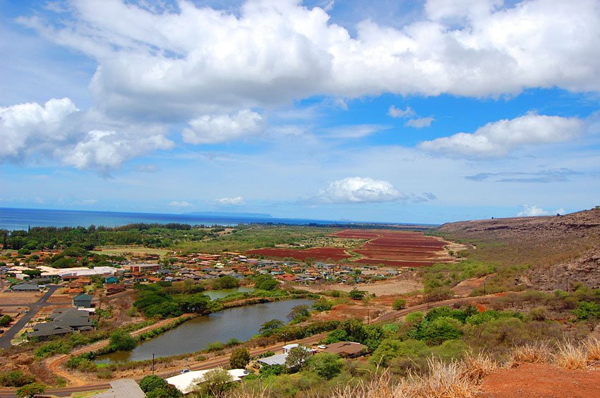 On the way to Waimea Canyon