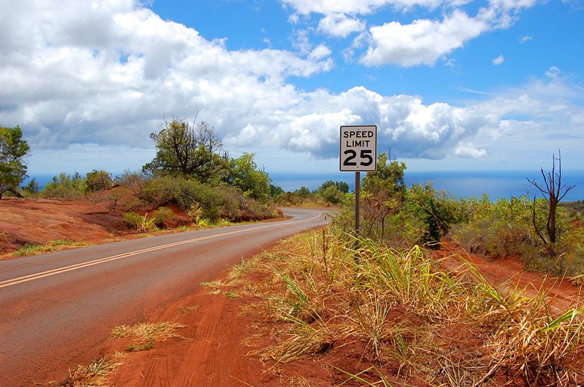 Speed limit sign