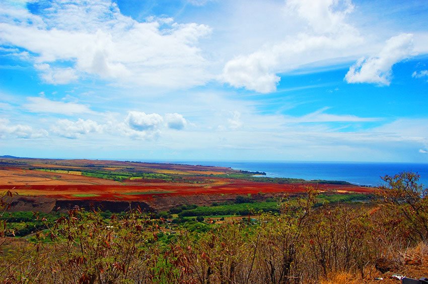 View to Kauai's west shore