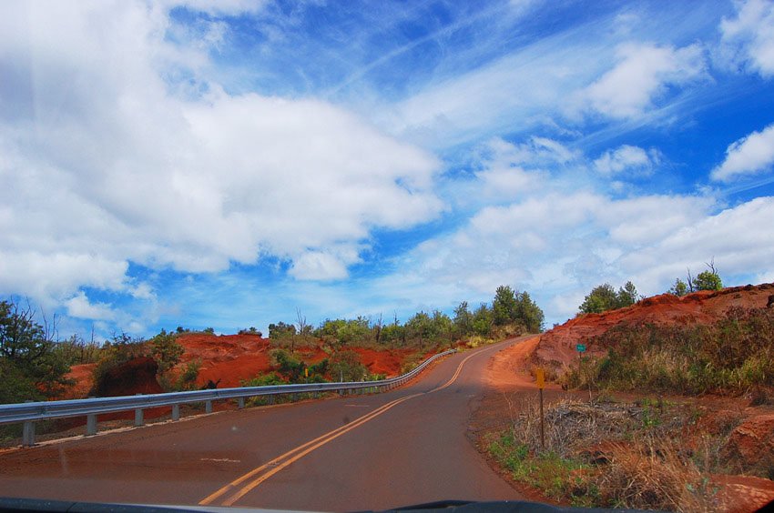 Winding and scenic road