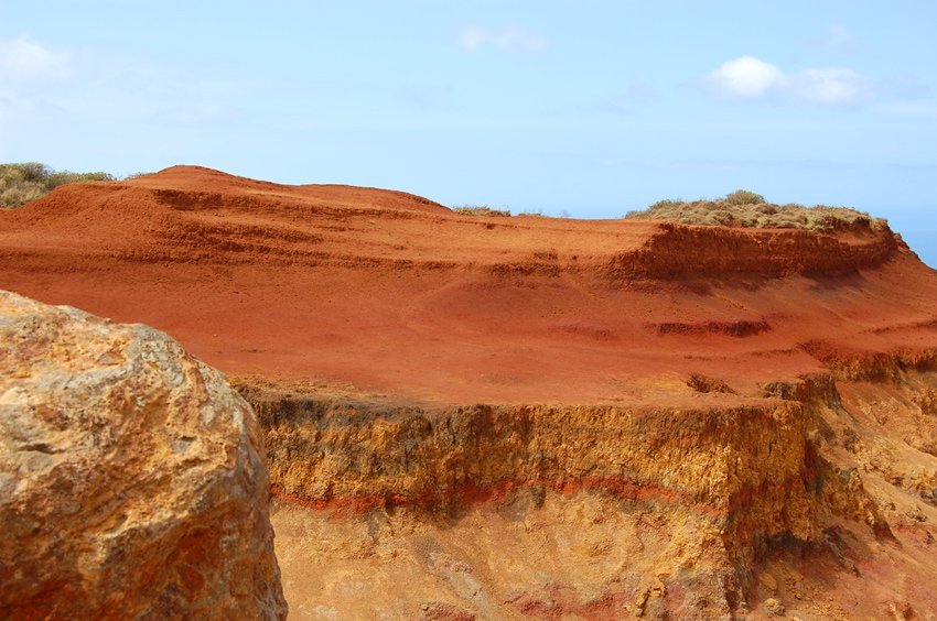 Colorful rock formations