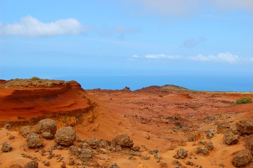 Red landscape