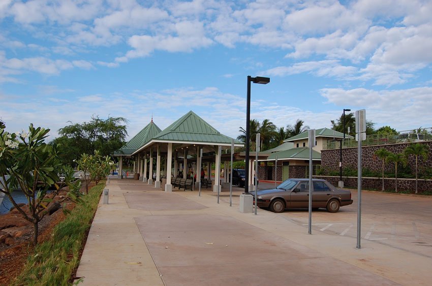 Waiting and parking area