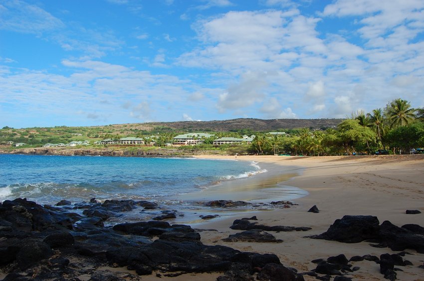 Overlooking Manele Resort