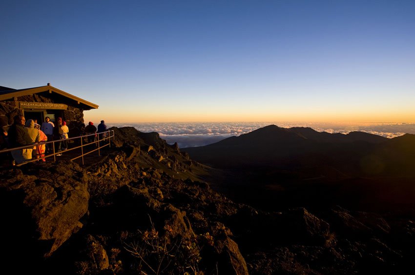 Sunrise watching on Haleakala