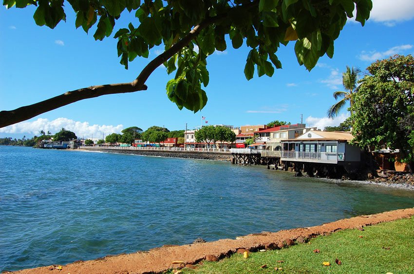 View to Lahaina's Front Street