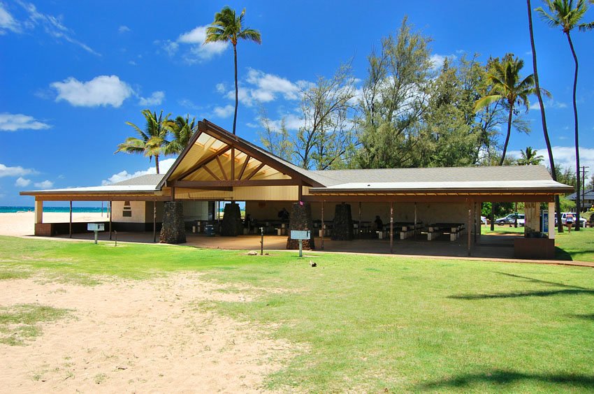 Beach pavilion