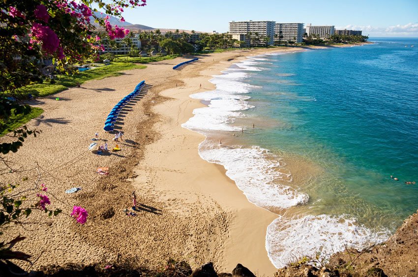 View to Ka'anapali Beach from Black Rock