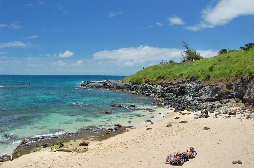 White-sand beach