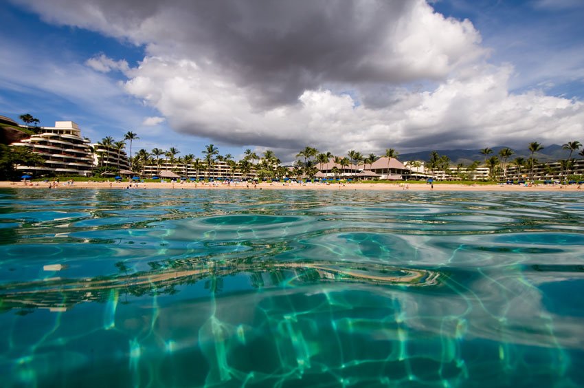 View from the ocean