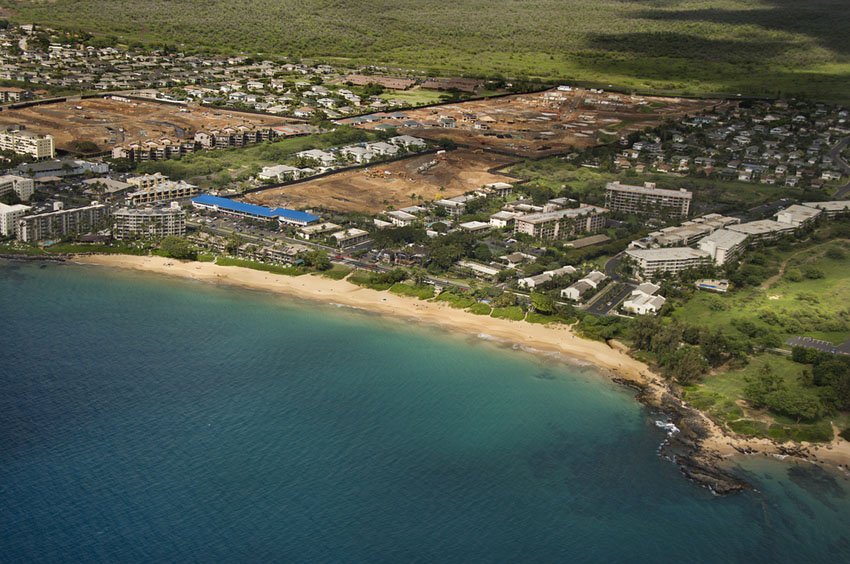 Aerial of Kamaole Beach II