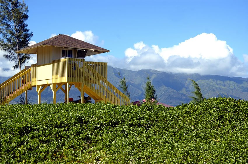 Kanaha Beach lifeguard tower