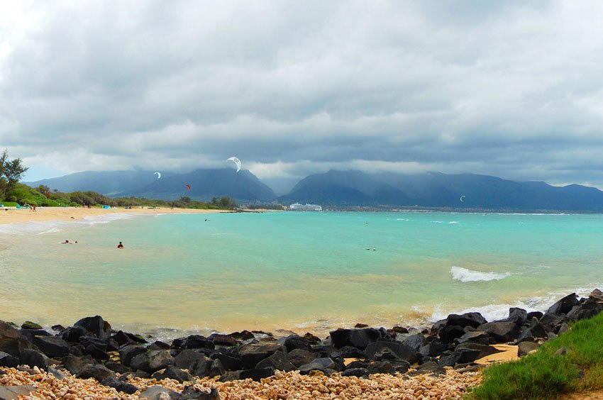 Scenic Kahului beach