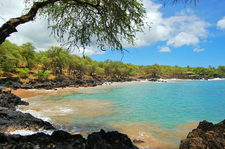 Picturesque shoreline