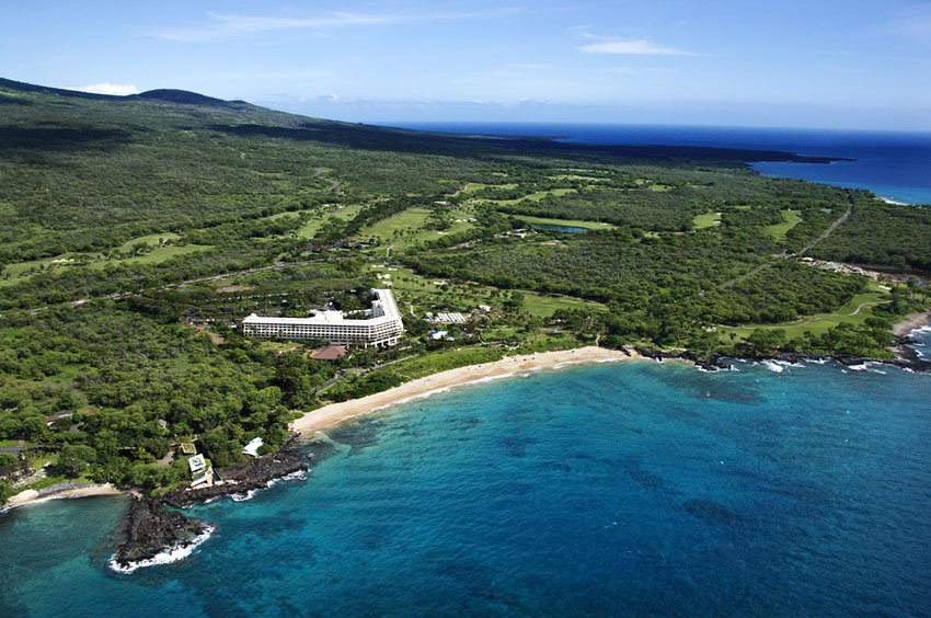 Aerial view of Maluaka Beach