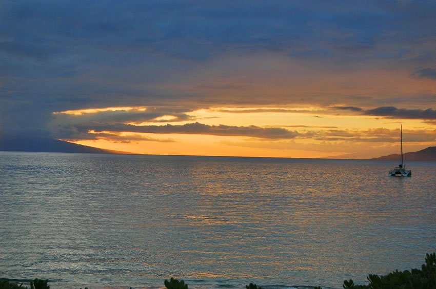 Maui Sunset sailing