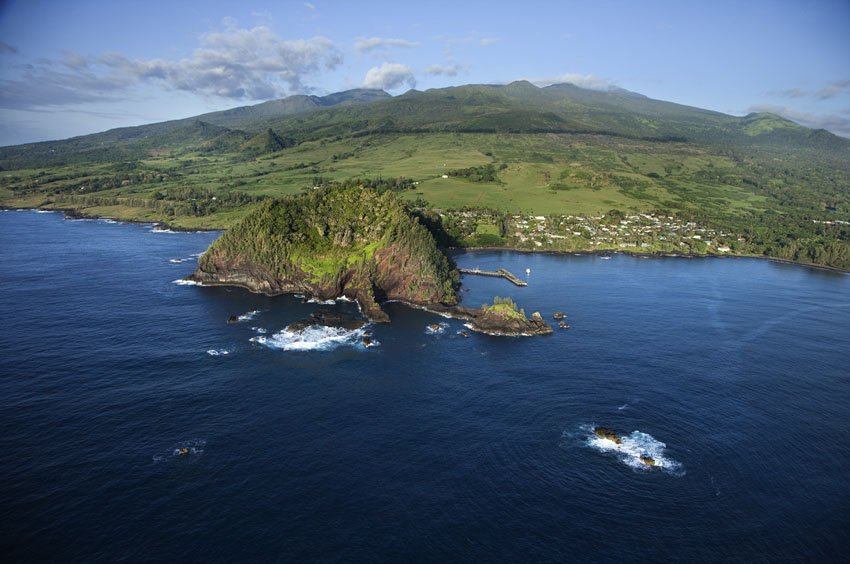 Scenic Hana shoreline