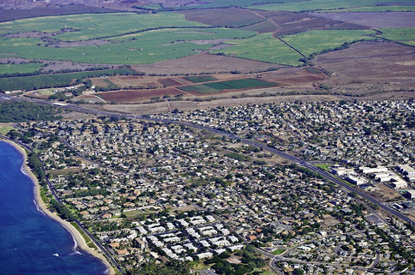 Kihei aerial view