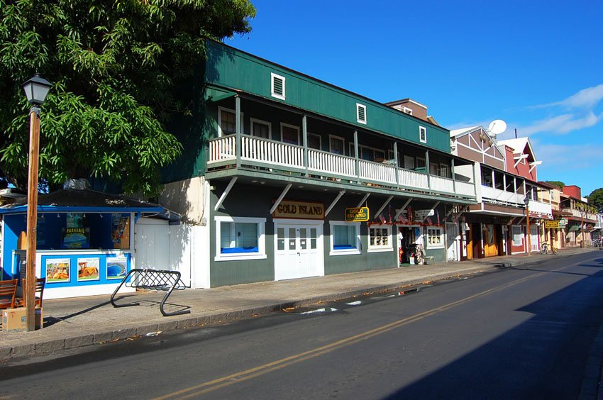 Lahaina Front Street buildings