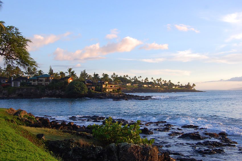 Napili shoreline