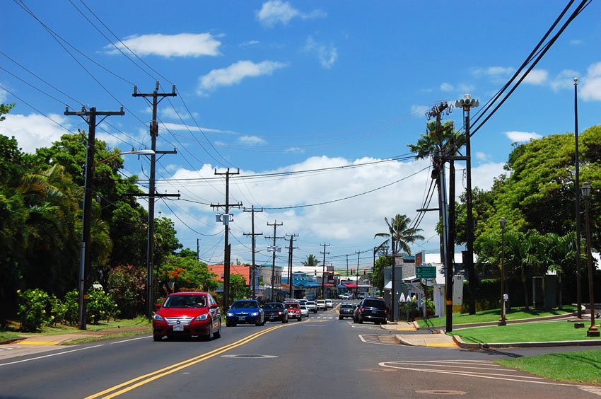 Driving to Paia