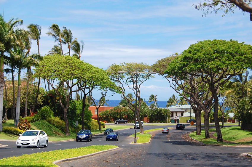 Driving in Wailea