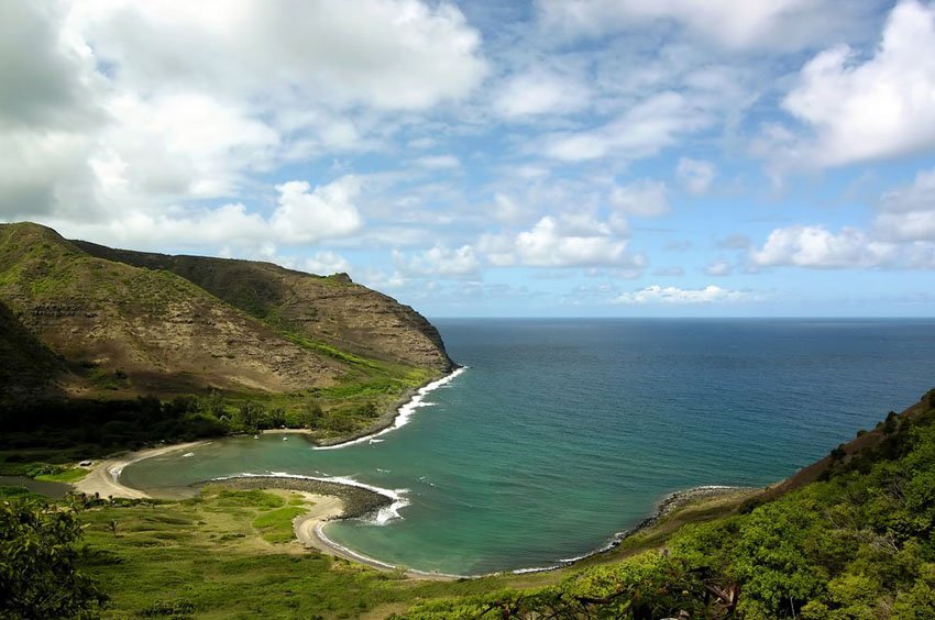 View to Halawa Bay