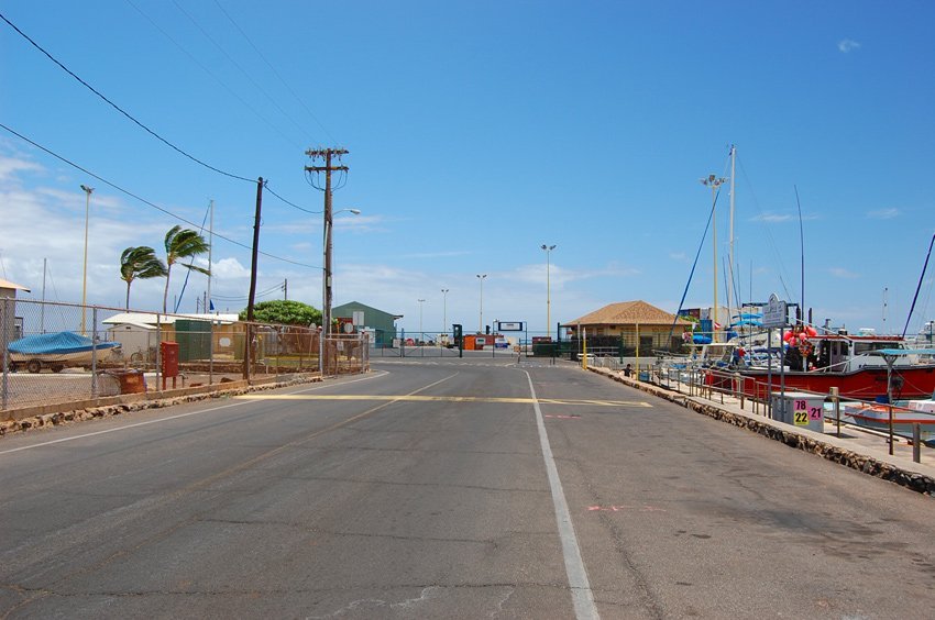 Driving to Molokai harbor