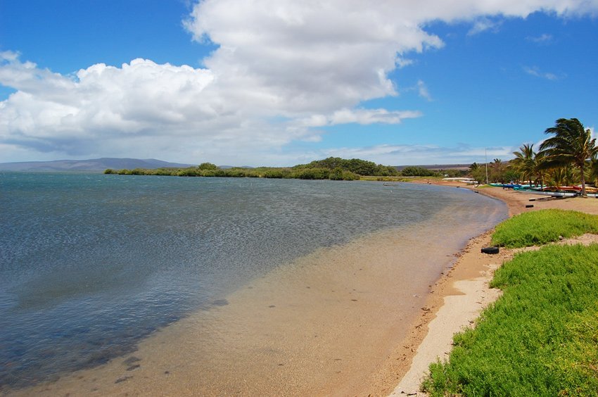 Kaunakakai Wharf Beach on Molokai