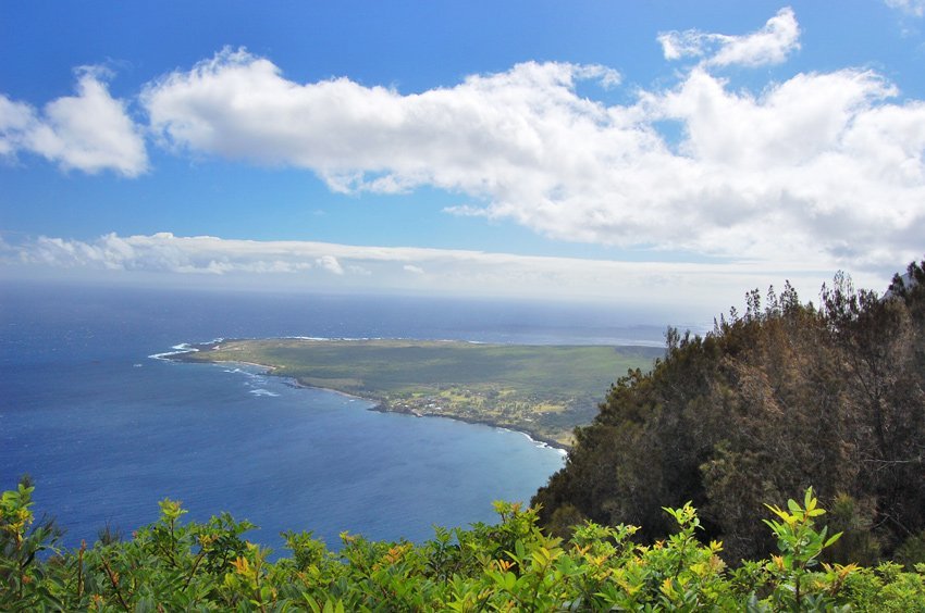 View to Kalaupapa Peninsula