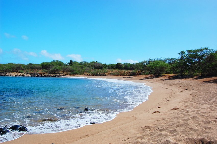 Remote Molokai beach